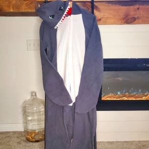 XL Men's Shark Full Body Onsie